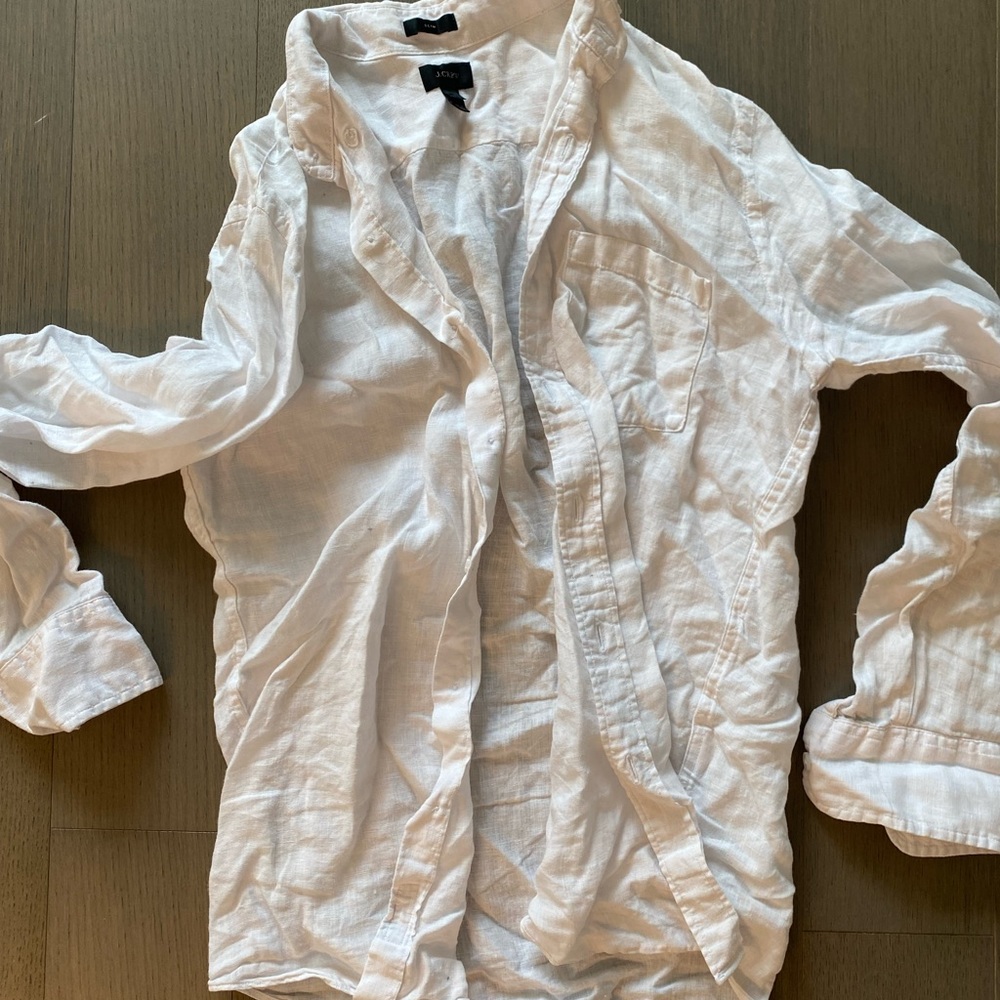 J crew Mens white shirts